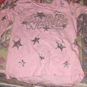 Pink star wars shirt